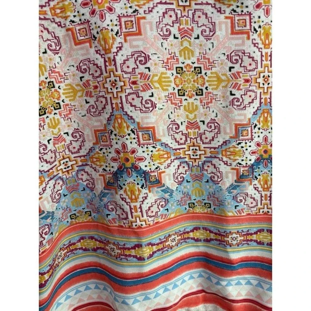 Zoe & Rose Band Of Gypsies colorful Blouse size medium juniors